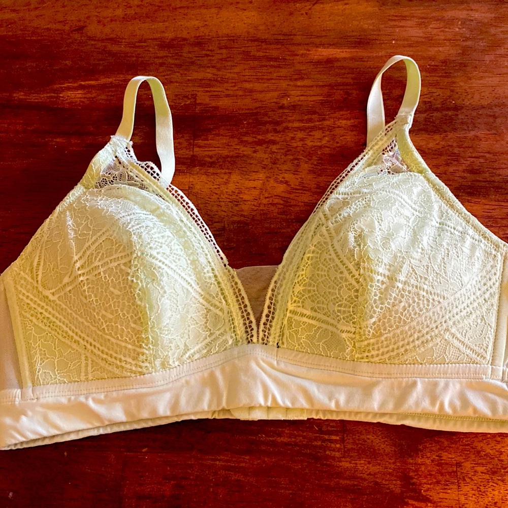 Light Green Lace Bra